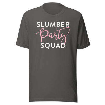 Slumber Party Squad Shirt Sleepover Crew for Girls Tweens T-Shirt