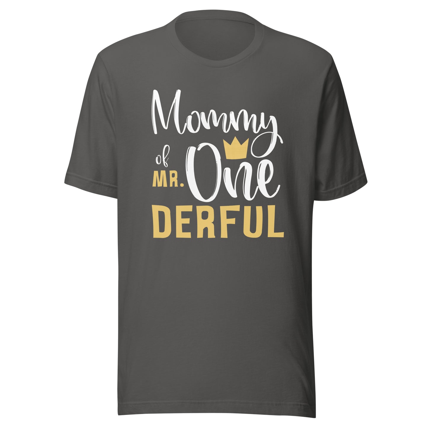 Mommy of Mr Onederful 1st Birthday First One-Derful Matching T-Shirt