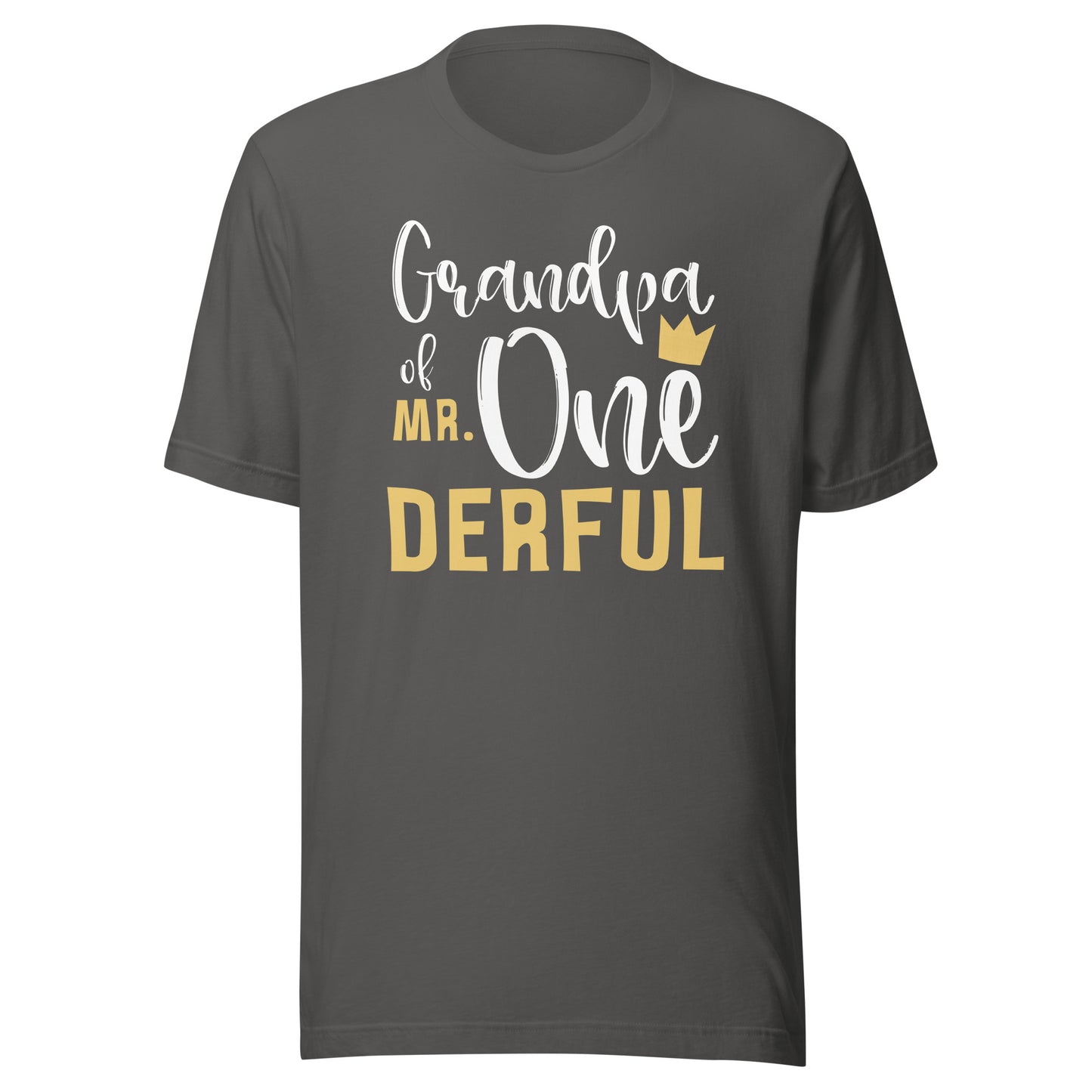 Grandpa of Mr Onederful 1st Birthday First One-Derful Party T-Shirt