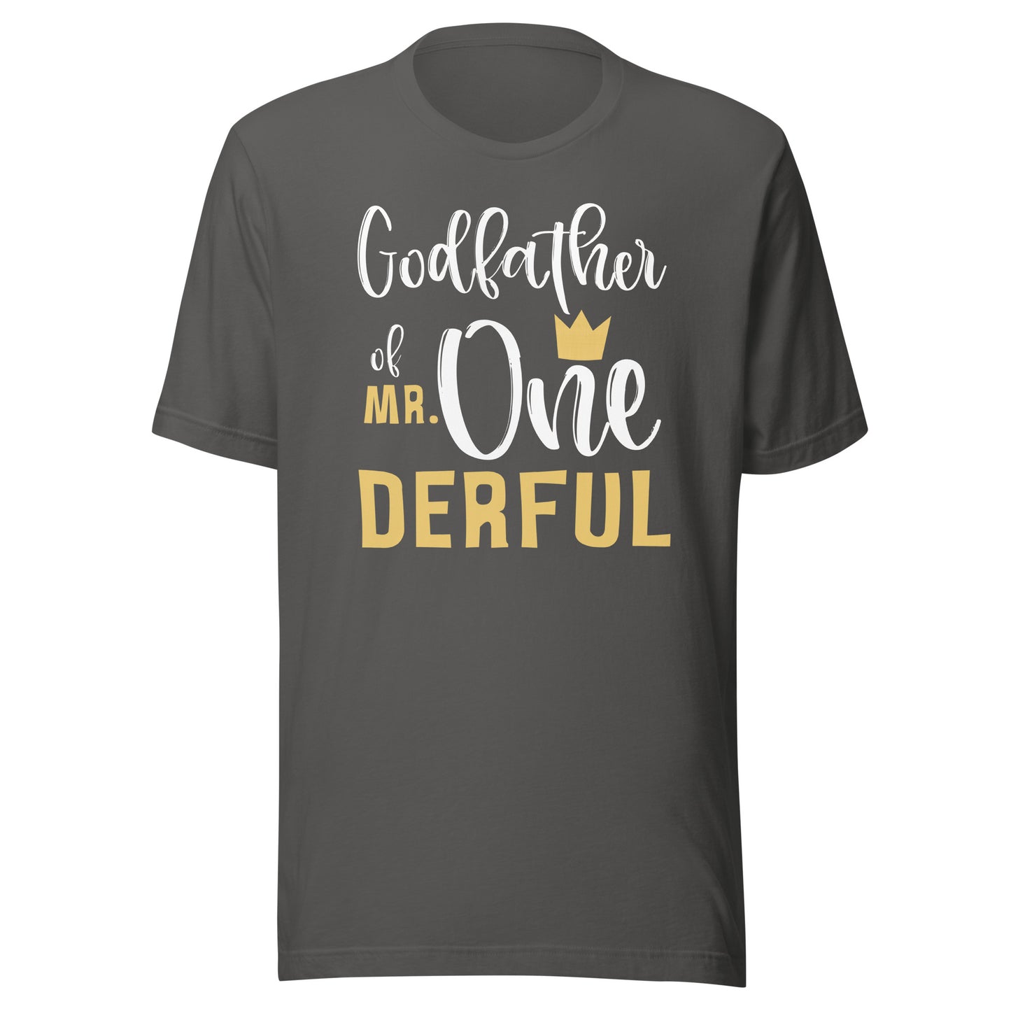 Godfather of Mr Onederful 1st Birthday First One-Derful T-Shirt