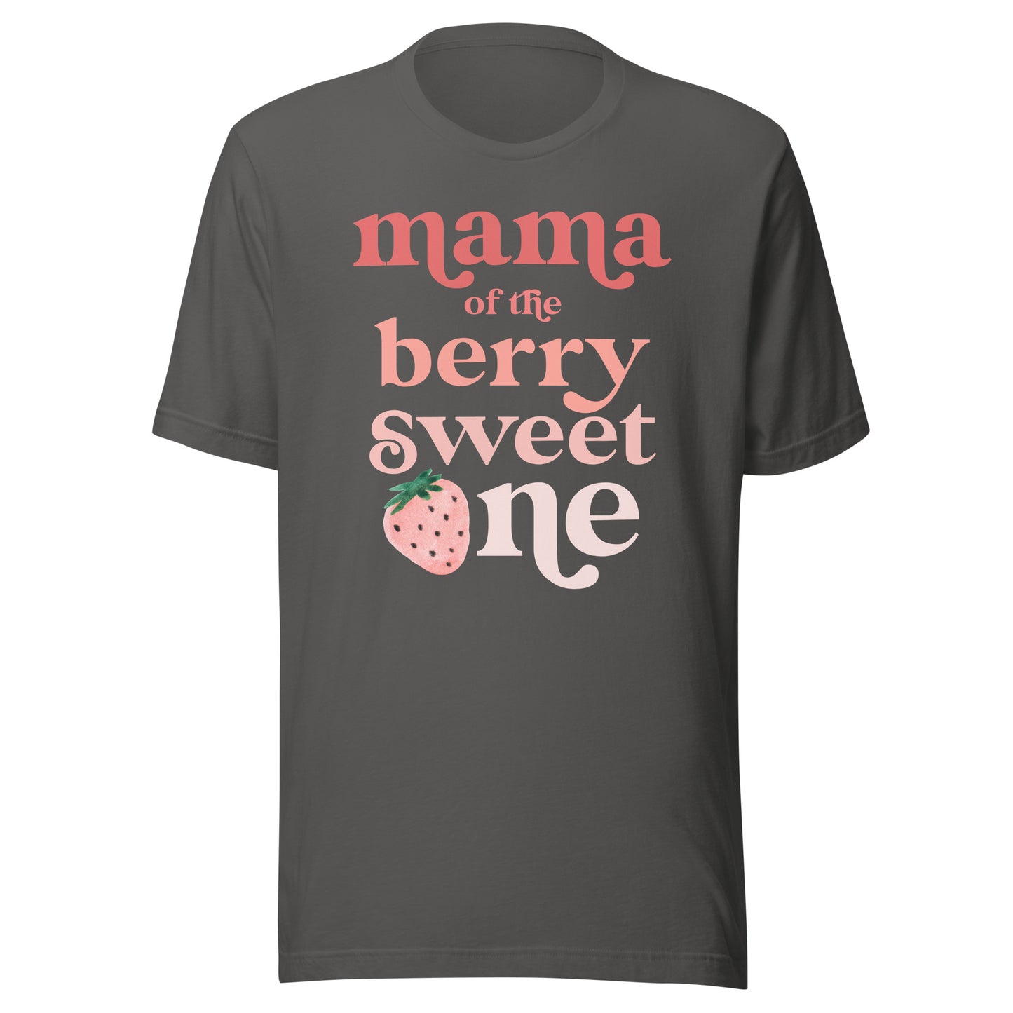 Mama of the Berry Sweet One Strawberry First Birthday 1st T-Shirt