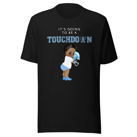 Its A Boy Gender Reveal Shirt Touchdown Tutu Baby Shower Tee T-Shirt