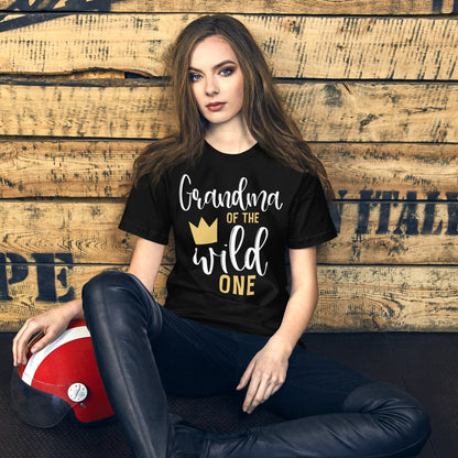 Grandma of the Wild One Shirt 1st Birthday First Thing Tee T-Shirt