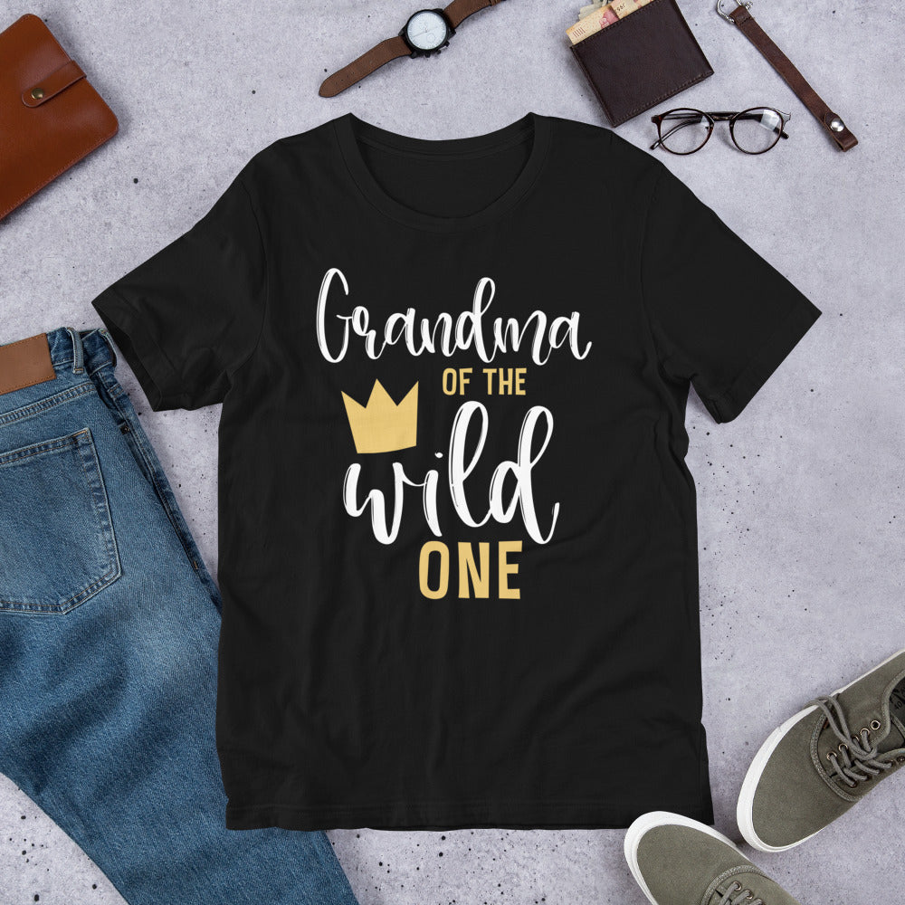 Grandma of the Wild One Shirt 1st Birthday First Thing Tee T-Shirt