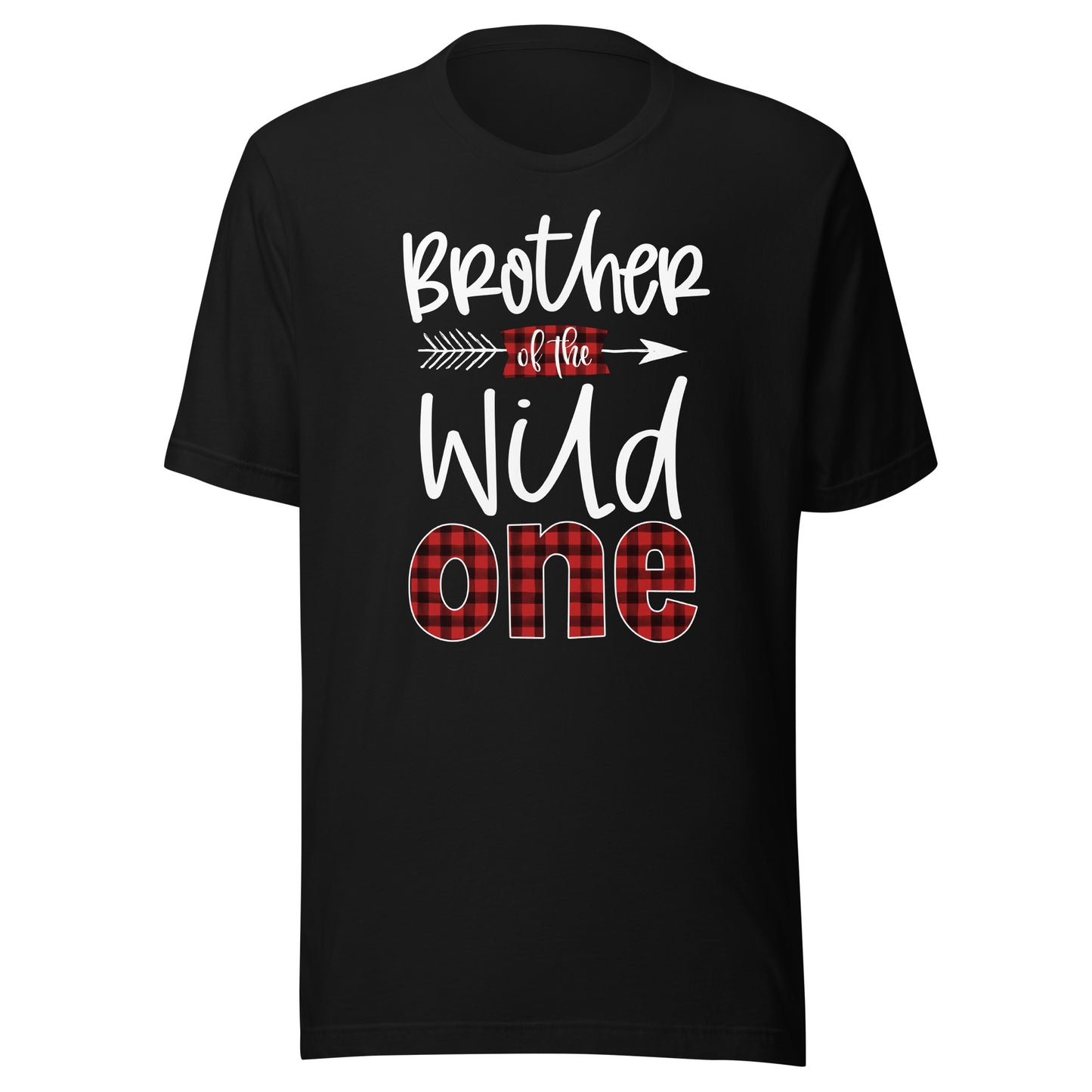 Brother of the Wild One Shirt Plaid Lumberjack 1st Birthday T-Shirt