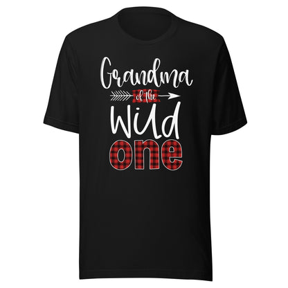 Grandma of the Wild One Shirt Plaid Lumberjack 1st Birthday T-Shirt