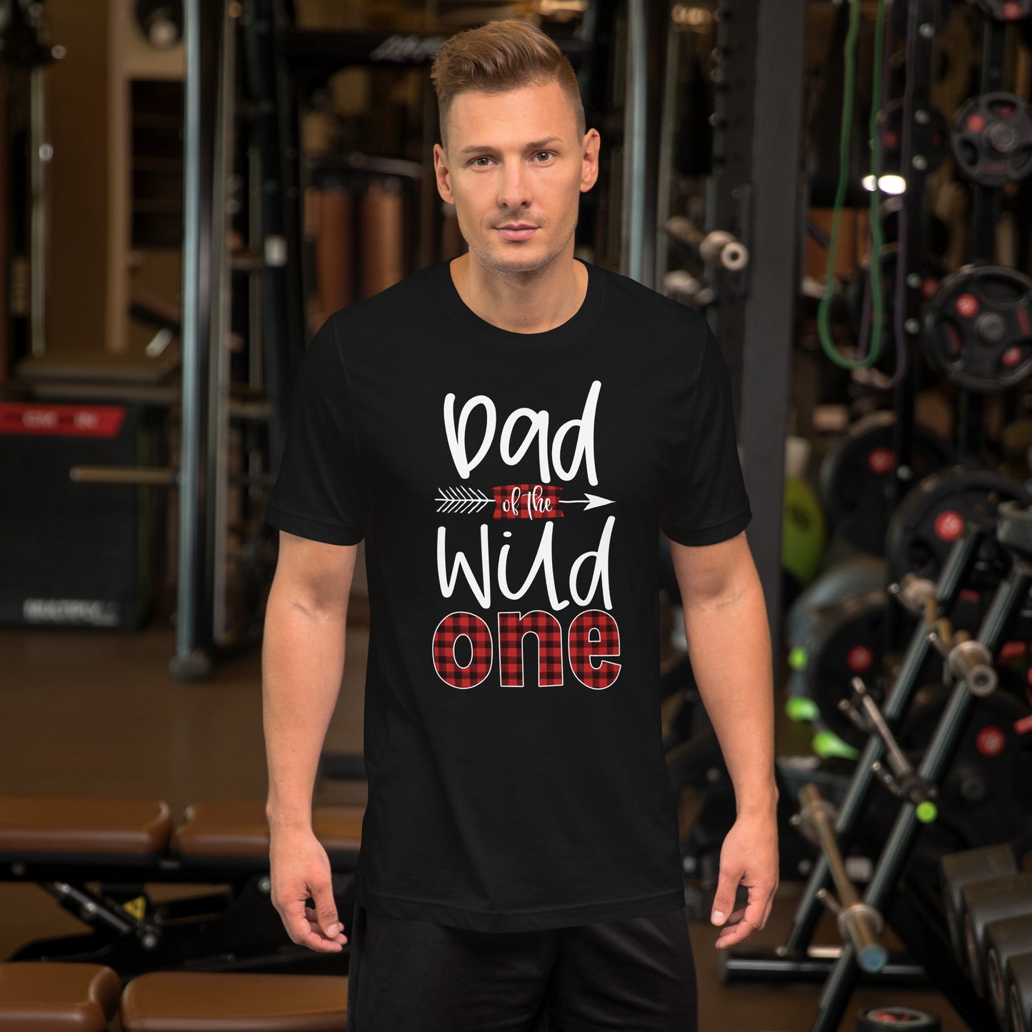 Dad of the Wild One Shirt Plaid Lumberjack 1st Birthday Tee T-Shirt