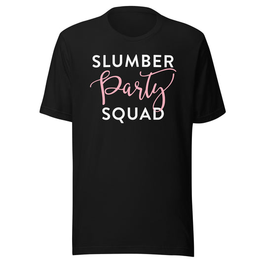 Slumber Party Squad Shirt Sleepover Crew for Girls Tweens T-Shirt