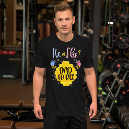Gender Reveal What Will It Bee Shirt He or She Dad T-Shirt T-Shirt