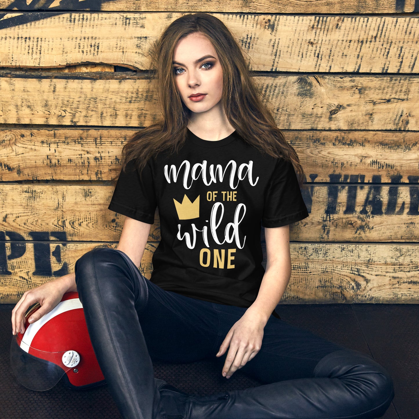 Mama of the Wild One 1st Birthday Matching First Thing Mommy T-Shirt