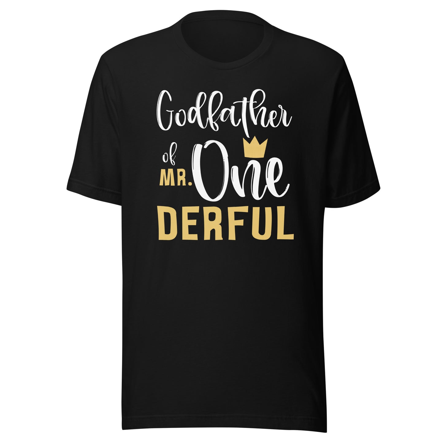 Godfather of Mr Onederful 1st Birthday First One-Derful T-Shirt