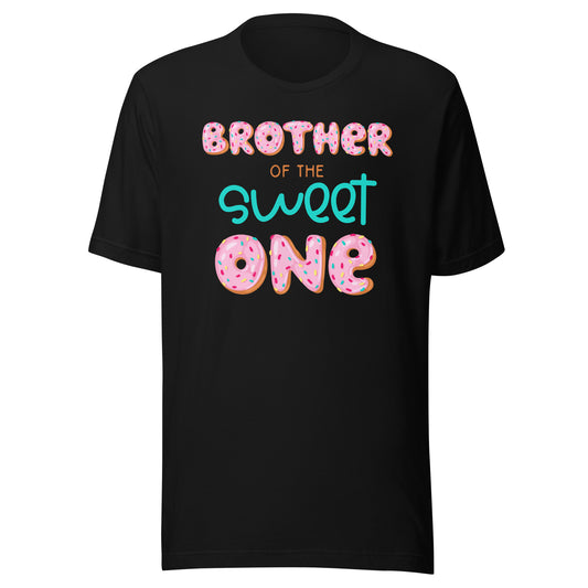 Brother of Sweet One First Birthday Matching Family Donut T-Shirt