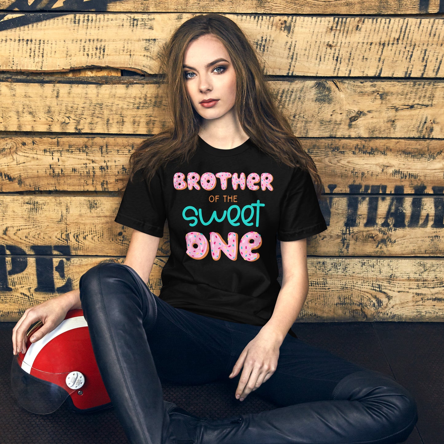 Brother of Sweet One First Birthday Matching Family Donut T-Shirt