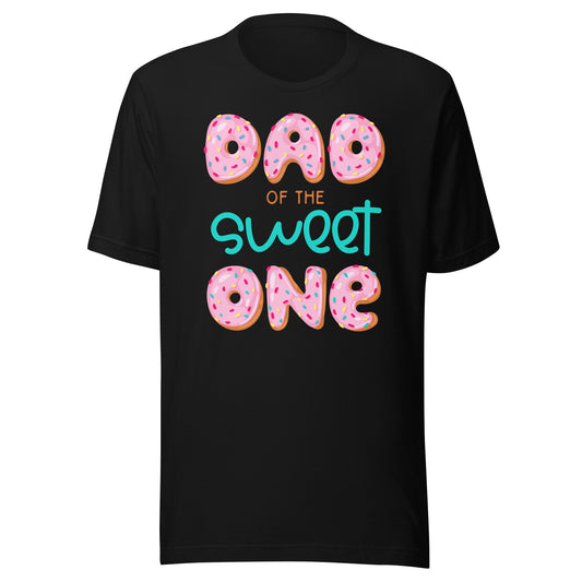 Dad of Sweet One First Birthday Matching Family Donut Theme T-Shirt