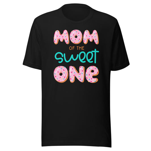 Mom of Sweet One 1st First Birthday Matching Family Donut T-Shirt