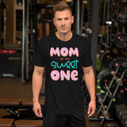 Mom of Sweet One 1st First Birthday Matching Family Donut T-Shirt