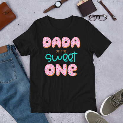 Dada of The Sweet One First Birthday Matching Family Donut T-Shirt