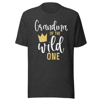 Grandma of the Wild One Shirt 1st Birthday First Thing Tee T-Shirt