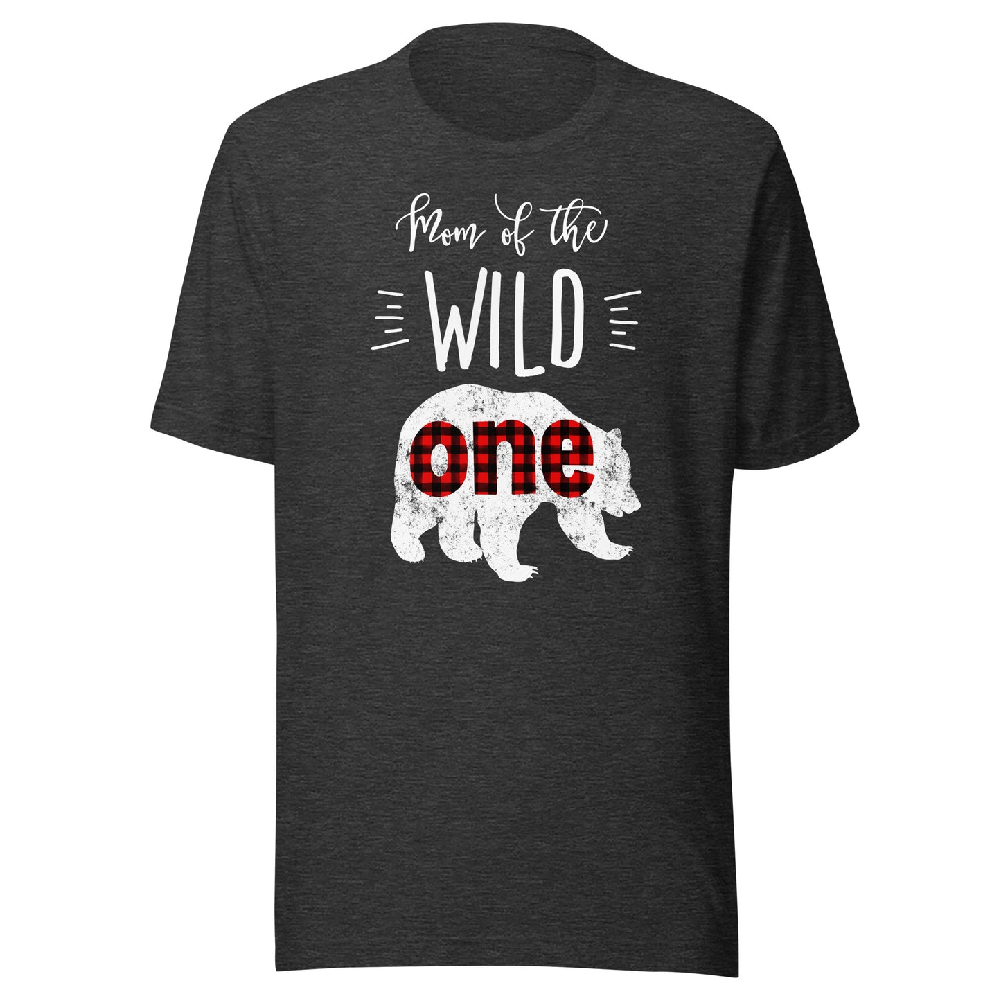 Mom of the Wild One Shirt Bear Lumberjack 1st Birthday Tee T-Shirt