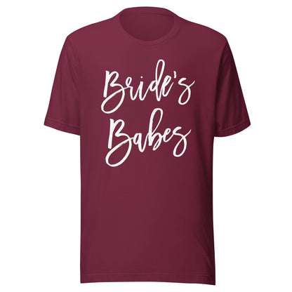 Bride's Babes Shirt Bridesmaid Bachelorette Party T-Shirt T-Shirt