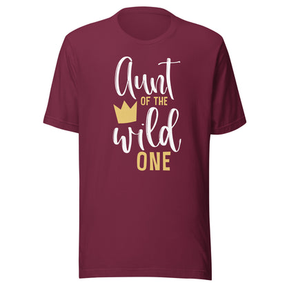 Aunt of the Wild One Shirt 1st Birthday First Cute Thing Tee T-Shirt