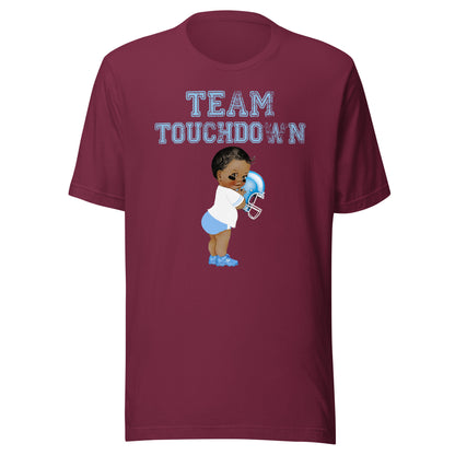 Team Touchdown Boy Shirt Gender Reveal Baby Shower Tutu Gift T-Shirt