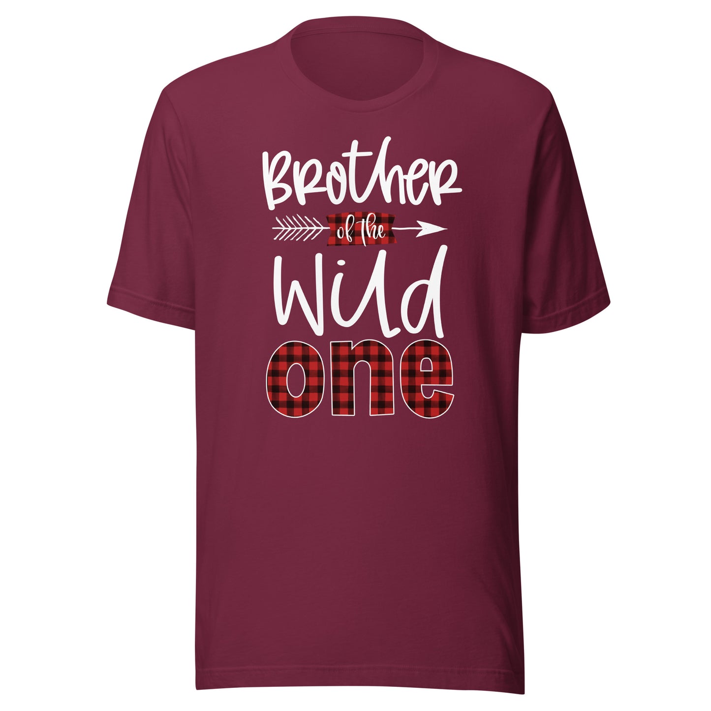 Brother of the Wild One Shirt Plaid Lumberjack 1st Birthday T-Shirt