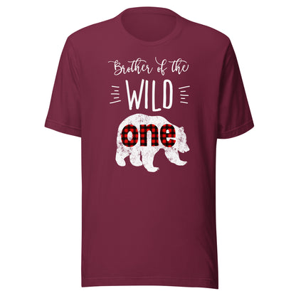 Brother of the Wild One Shirt Bear Lumberjack 1st Birthday T-Shirt