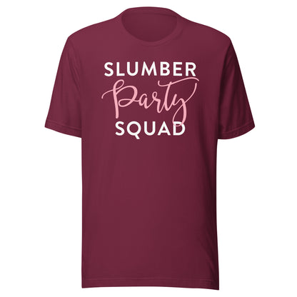 Slumber Party Squad Shirt Sleepover Crew for Girls Tweens T-Shirt
