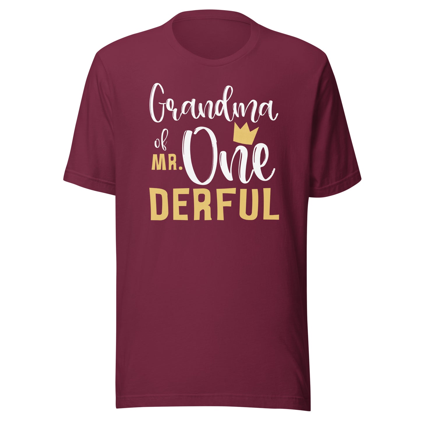 Grandma of Mr Onederful 1st Birthday First One-Derful Party T-Shirt