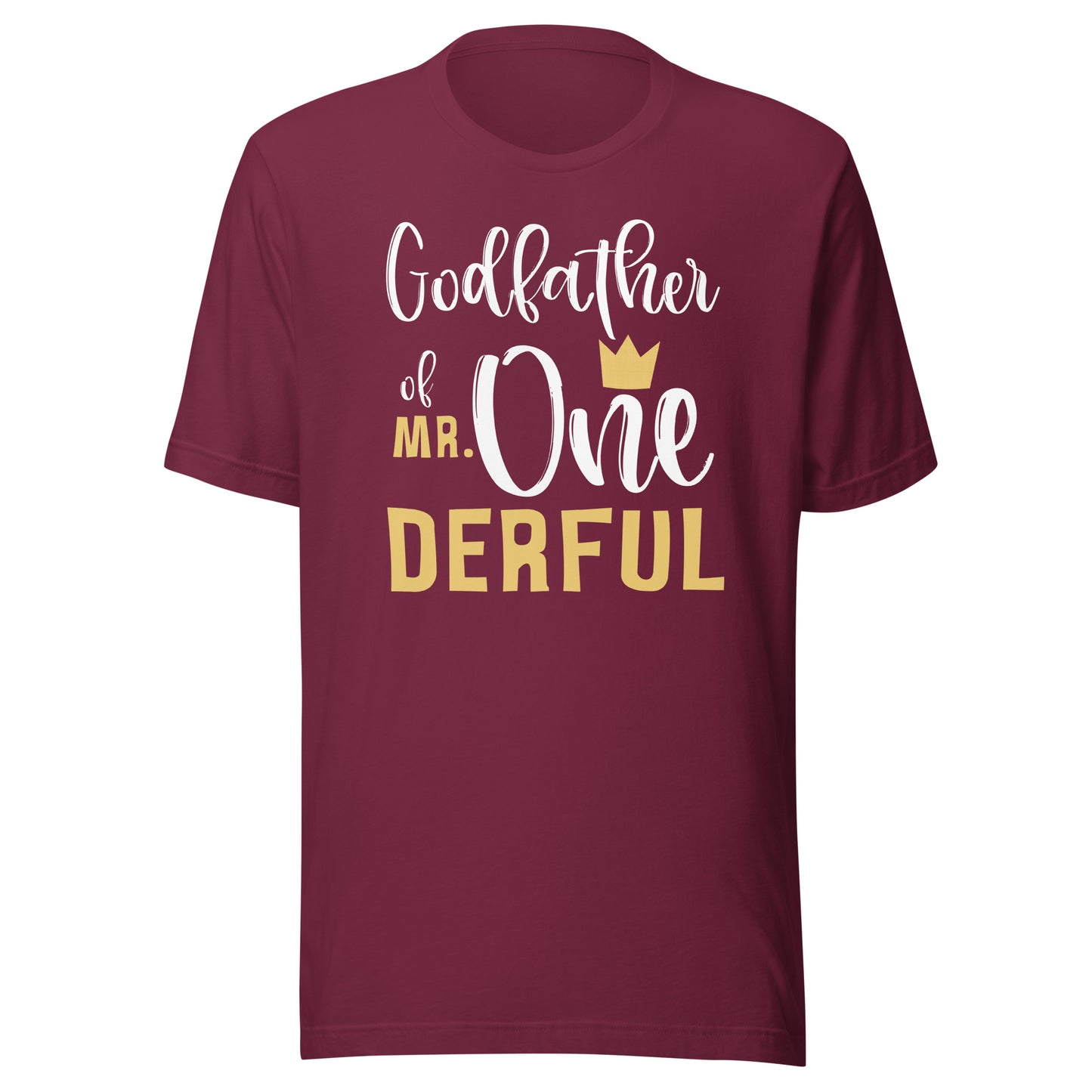 Godfather of Mr Onederful 1st Birthday First One-Derful T-Shirt