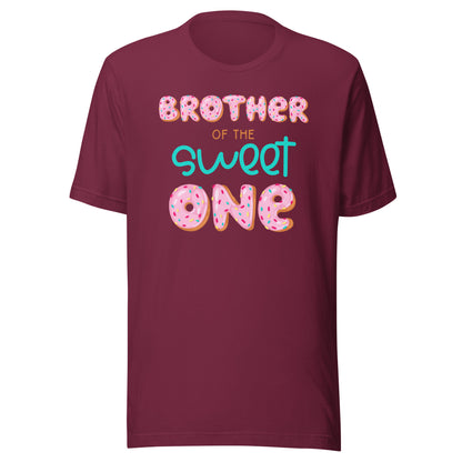 Brother of Sweet One First Birthday Matching Family Donut T-Shirt