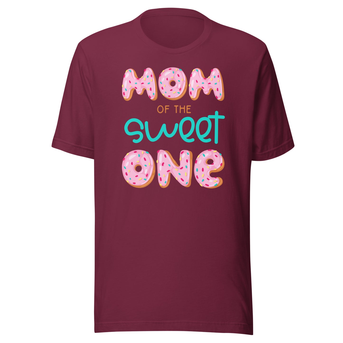 Mom of Sweet One 1st First Birthday Matching Family Donut T-Shirt