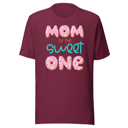 Mom of Sweet One 1st First Birthday Matching Family Donut T-Shirt