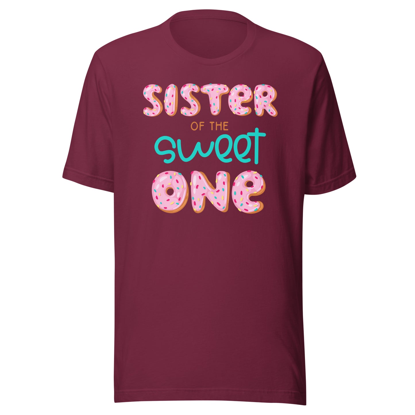 Sister of Sweet One 1st First Birthday Matching Family Donut T-Shirt