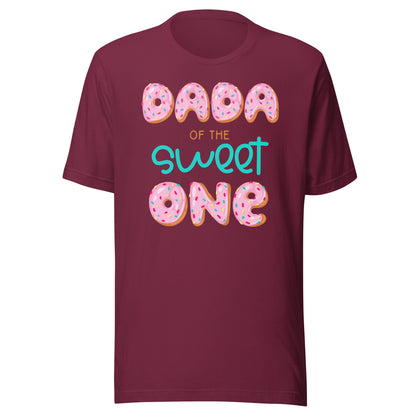 Dada of The Sweet One First Birthday Matching Family Donut T-Shirt