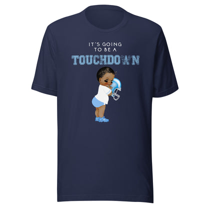 Its A Boy Gender Reveal Shirt Touchdown Tutu Baby Shower Tee T-Shirt