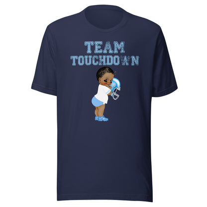 Team Touchdown Boy Shirt Gender Reveal Baby Shower Tutu Gift T-Shirt