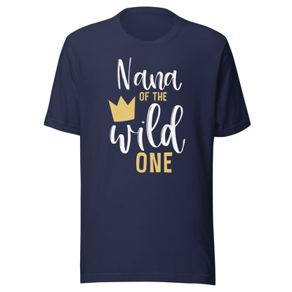 Nana of the Wild One 1st Birthday First Thing Matching T-Shirt