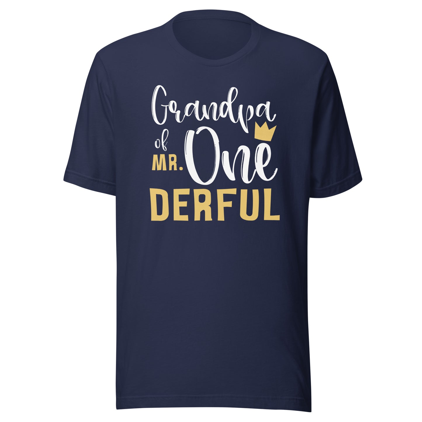 Grandpa of Mr Onederful 1st Birthday First One-Derful Party T-Shirt