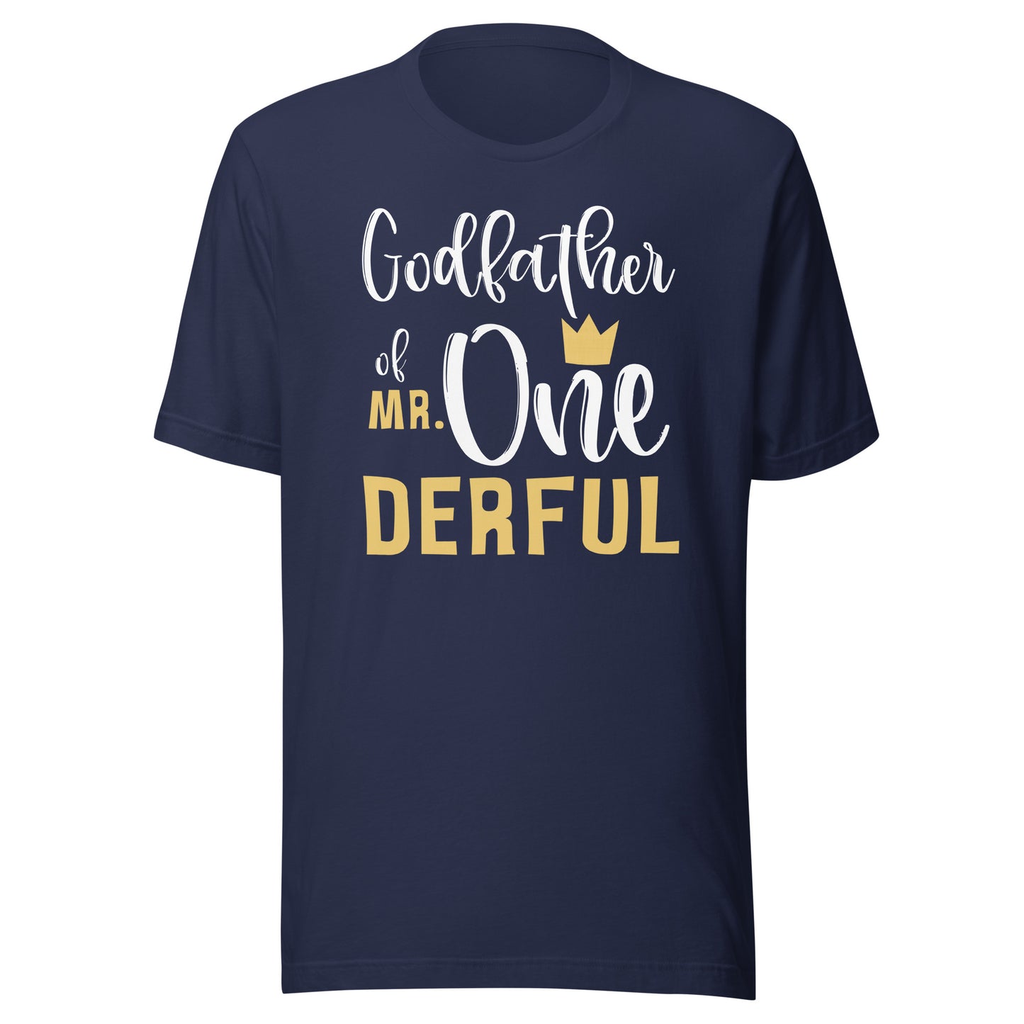 Godfather of Mr Onederful 1st Birthday First One-Derful T-Shirt