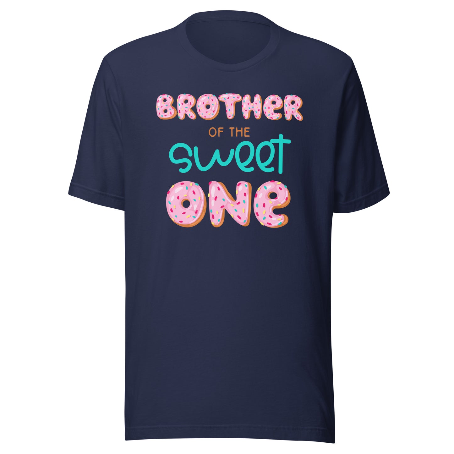 Brother of Sweet One First Birthday Matching Family Donut T-Shirt