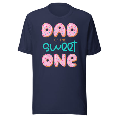 Dad of Sweet One First Birthday Matching Family Donut Theme T-Shirt