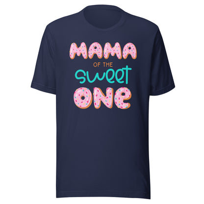 Mama of The Sweet One First Birthday Matching Family Donut T-Shirt